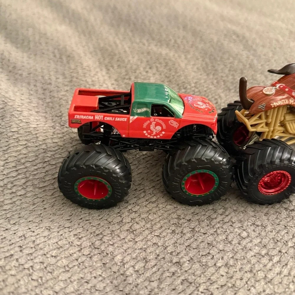 Monster Trucks - Hot Wheels, Monster Mutt and 2 others